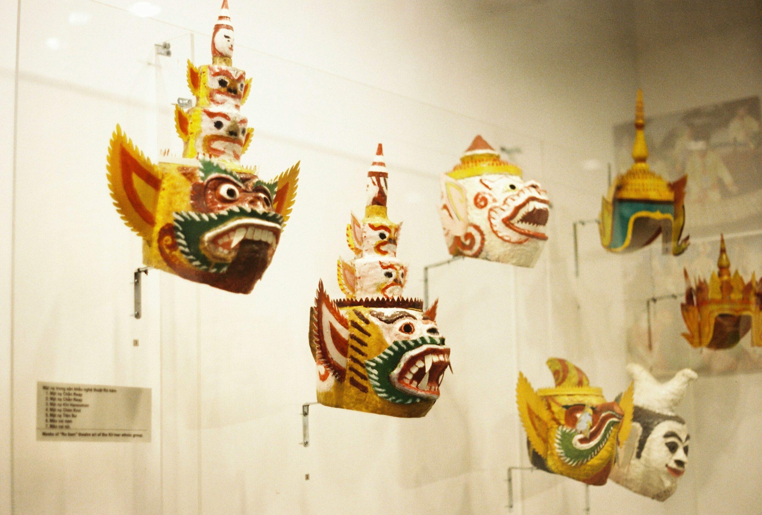 Collection of DIY hair crowns on display